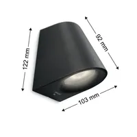 VÄLISVALGUSTI VIRGA 1X3W SELV MUST