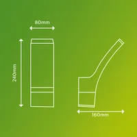 VÄLISVALGUSTI SPLAY 12W 2700K ANTRATSIIT