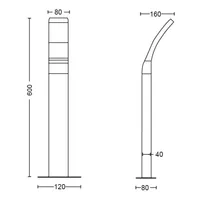 AIAVALGUSTI SPLAY 12W 2700K ANTRATSIIT