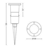AIAVALGUSTI PULED 1X4.6W 230V MUST