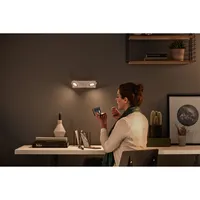 KOHTVALGUSTI CLOCKWORK 2X4.5W SELV VALGE