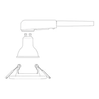 ALLVALGUSTI PERIDOT 7W SÜVISTATAV KOMPLEKT 3TK VALGE