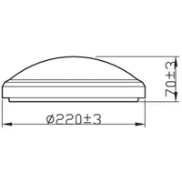LAEVALGUSTI DORIS CL257 EC 6W 2700K IP44 VALGE