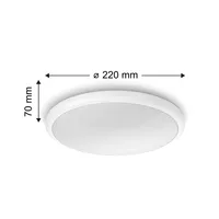 LAEVALGUSTI DORIS CL257 EC 6W 2700K IP44 VALGE