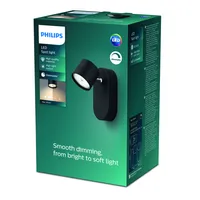 KOHTVALGUSTI STAR 1X4.5W SELV MUST