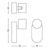 KOHTVALGUSTI STAR 1X4.5W SELV MUST