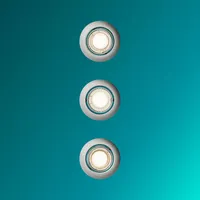 ALLVALGUSTI PERIDOT 7W REG.SÜVISTATAV KOMPLEKT 3TK NIKKEL