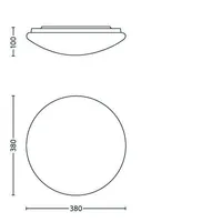 LAEVALGUSTI SUEDE 2700K 4X5W VALGE