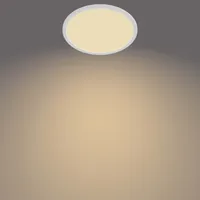 LAEVALGUSTI SUPERSLIM CL550 15W 2700K IP44 VALGE