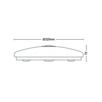 LAEVALGUSTI MAUVE CL252 PIR 16W 2700K VALGE