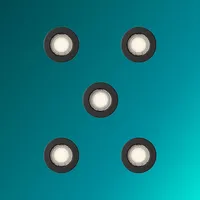 ALLVALGUSTI PERIDOT 7W SÜVISTATAV KOMPLEKT 5TK MUST