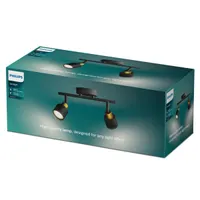 KOHTVALGUSTI NIALL SPOT 2X35W MUST-MESSING