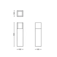 AIAVALGUSTI ARBOUR 1X3.8W 3000K ANTRATSIIT