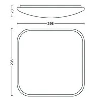 LAEVALGUSTI CAVANAL 2700K 1X18W RUUT VALGE
