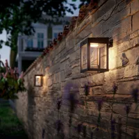 VÄLISVALGUSTI CAMILL SR 1.4W 3000K CL IR RUUT MUST