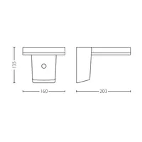 VÄLISVALGUSTI ZONAL SR 1.3W 3000K IR MUST