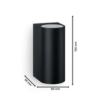 VÄLISVALGUSTI NIGHTINGALE 2X MAX 35W MUST