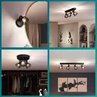 KOHTVALGUSTI SLEET SPOT 2X25W MUST