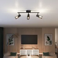 KOHTVALGUSTI PALMS SPOT 3X25W MUST