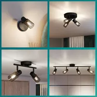 KOHTVALGUSTI PALMS SPOT 3X25W MUST