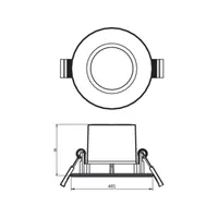 ALLVALGUSTI DIVE SL261 070 5W 2700K IP65L VALGE 3TK