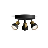 KOHTVALGUSTI CONDUIT SPOT 3X35W ÜMMARGUNE MUST-MESSING