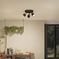 KOHTVALGUSTI NIALL SPOT 3X35W ÜMMARGUNE MUST-MESSING