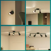 KOHTVALGUSTI CLEFT SPOT 3X35W ÜMMARGUNE MUST