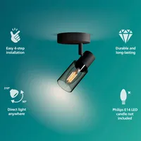 KOHTVALGUSTI PALMS SPOT 25W MUST