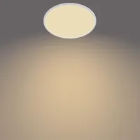 PLAFOON SUPERSLIM CL550 22W 2700K VALGE