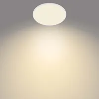 PLAFOON SUPERSLIM CL550 22W 2700K VALGE