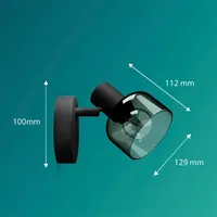 KOHTVALGUSTI SLEET SPOT 25W MUST