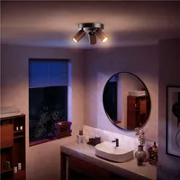 KOHTVALGUSTI KOSIPO SPOT 3X5W IP44 ÜMMARGUNE MUST