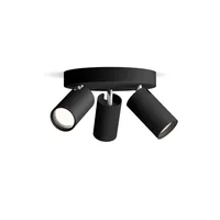 KOHTVALGUSTI KOSIPO SPOT 3X5W IP44 ÜMMARGUNE MUST