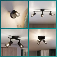 KOHTVALGUSTI PALMS SPOT 4X25W MUST