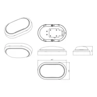 SEINALAMP PROJECTLINE 1400LM 4000K OVAAL