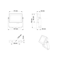 LED PROŽEKTOR PROJECTLINE 10W 3000K
