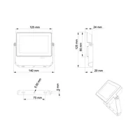 LED PROŽEKTOR PROJECTLINE 20W 3000K