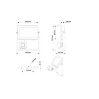LED PROŽEKTOR PROJECTLINE 20W 3000K SENSOR