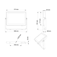 LED PROŽEKTOR PROJECTLINE 30W 3000K