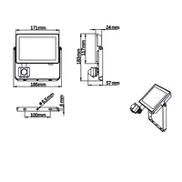 LED PROŽEKTOR PROJECTLINE 30W 4000K SENSOR