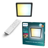 PLAFOON VALEN CL650 17W 22-27-40-6500K RUUT MUST