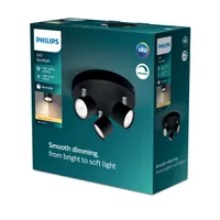 KOHTVALGUSTI STAR 3X4.5W SELV MUST