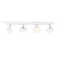 KOHTVALGUSTI BRACIA SPOT 4X5.5W 2700K VALGE