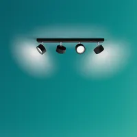 KOHTVALGUSTI BRACIA SPOT 4X5.5W 2700K MUST