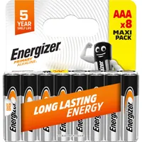 PATAREI ENERGIZER PRIMARY ALKALINE AAA 8TK PAKIS