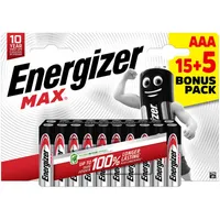 PATAREI ENERGIZER MAX ALKALINE AAA C20 20TK PAKIS