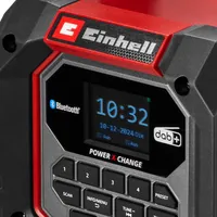 AKURAADIO EINHELL TE-CR 18 DAB+/FM/BT, ILMA AKU JA LAADIJATA