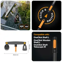 VIHMAVEERENNIDE PUHASTAJA FISKARS ONECLICK