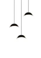 RIPPVALGUSTI REALITY SENTA LED 3 20CM MATT MUST/KROOM